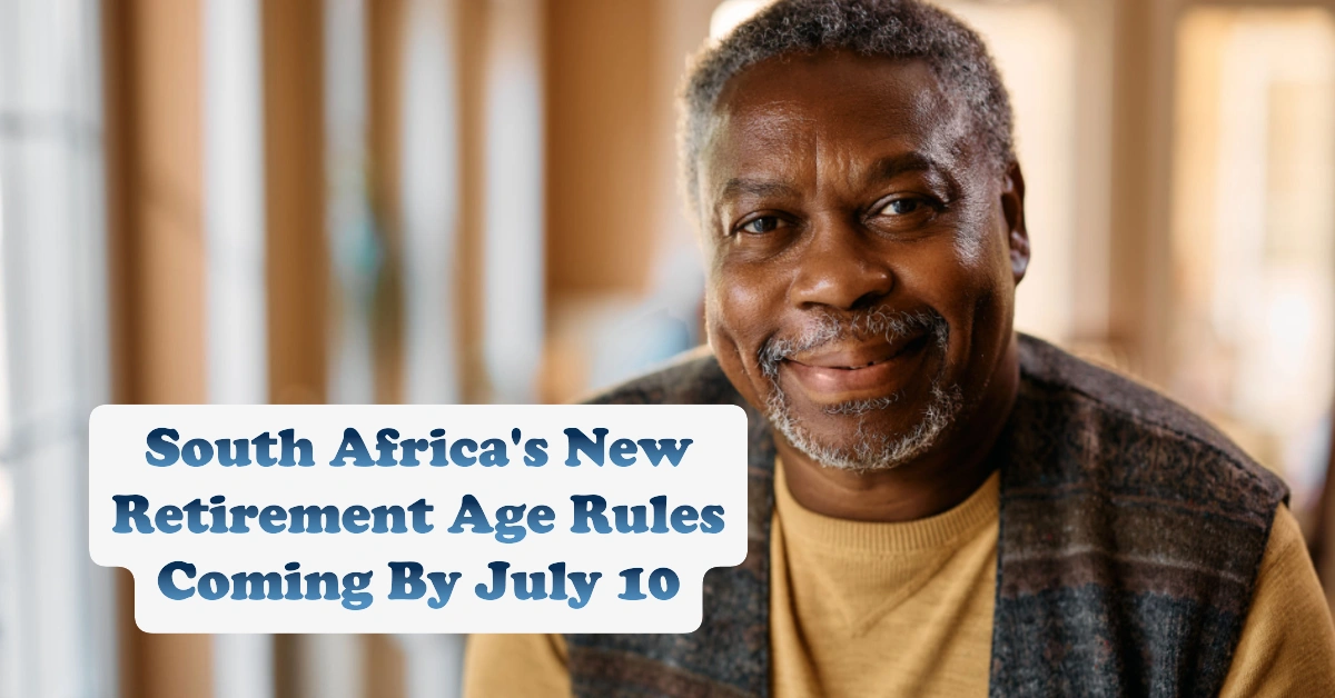 South Africa's New Retirement Age Rules Coming By July 10
